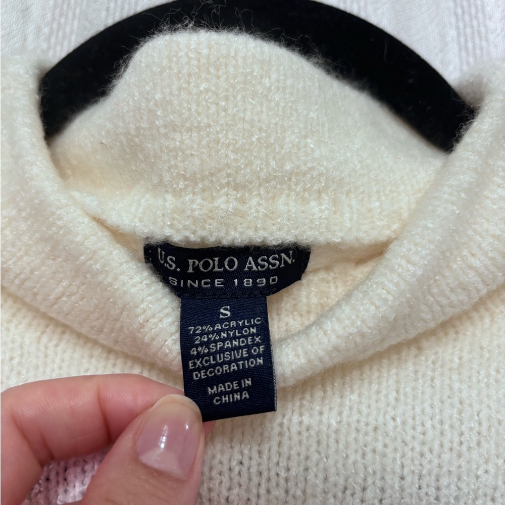 Ralph Lauren Navy Red Pink Color Block Sweater Preppy Knit Women's S - Picture 2 of 5